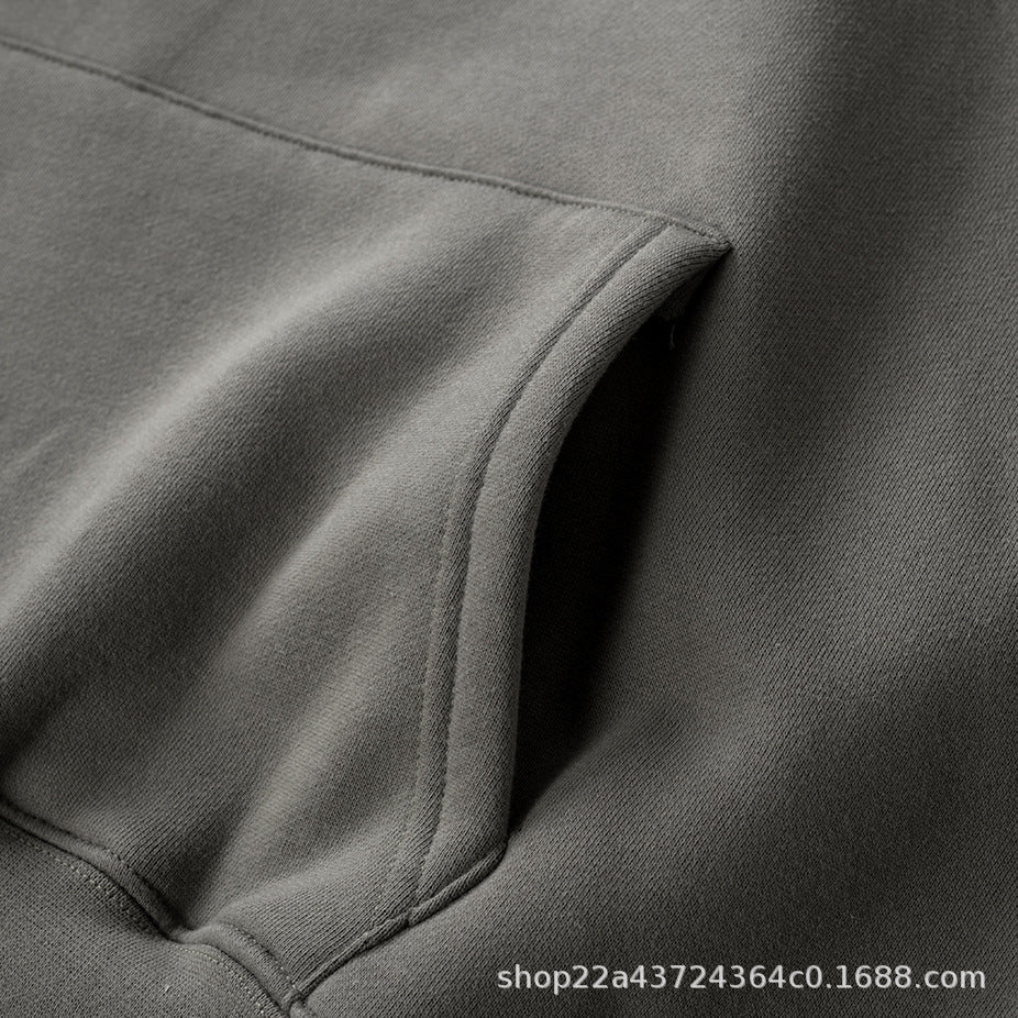 Fear Of God Essentials Silicone Letter Print Fleece Hoodie Unisex