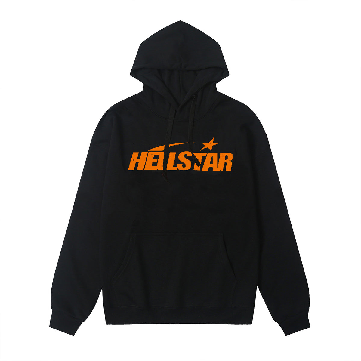 HELLSTAR Hoodie Front Logo Back Circle Graphic Street Pullover
