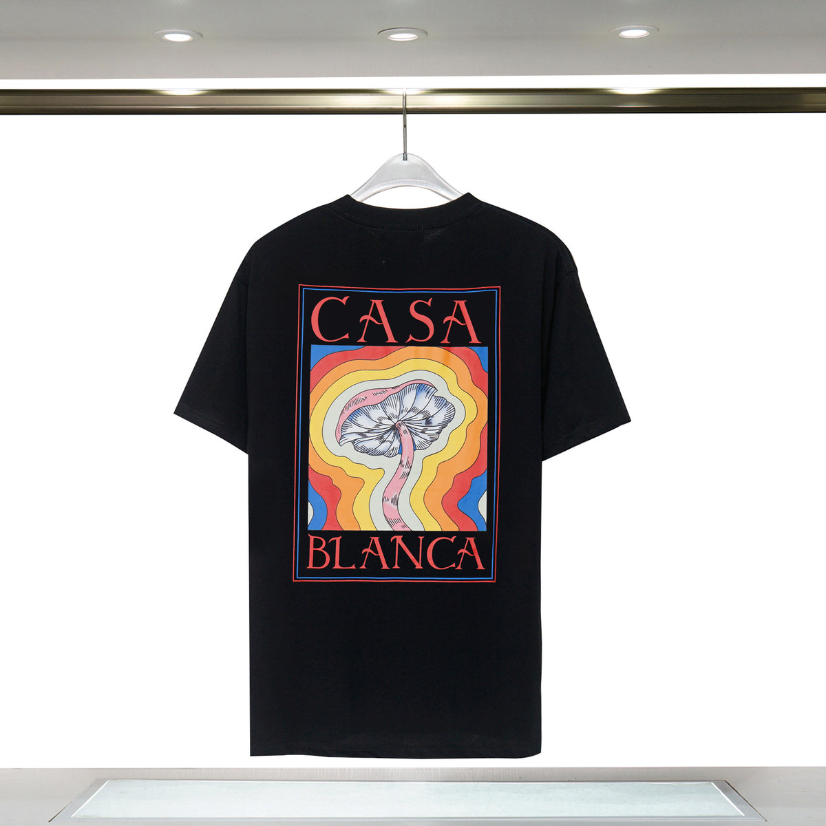 Casablanca Art Print Loose Unisex Short Sleeve Graphic T-Shirt
