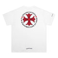 Chrome Hearts Horseshoe Cross Floral Crew Neck T‑Shirt Unisex