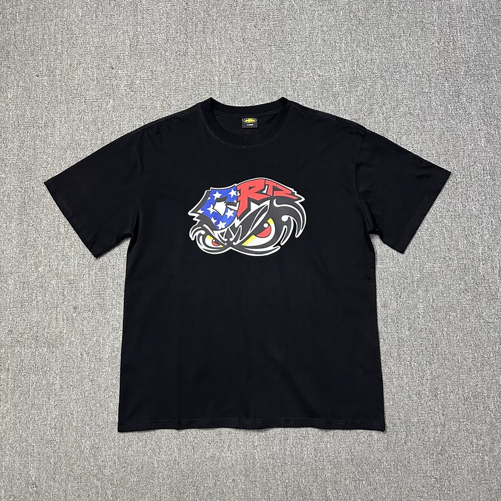 2026 New Corteiz Graphic Print Tee Loose Casual Streetwear T-Shirt
