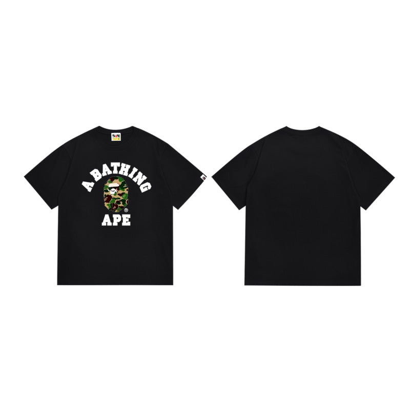 Bape Sakura Floral Graphic Oversized Tee Streetwear Unisex