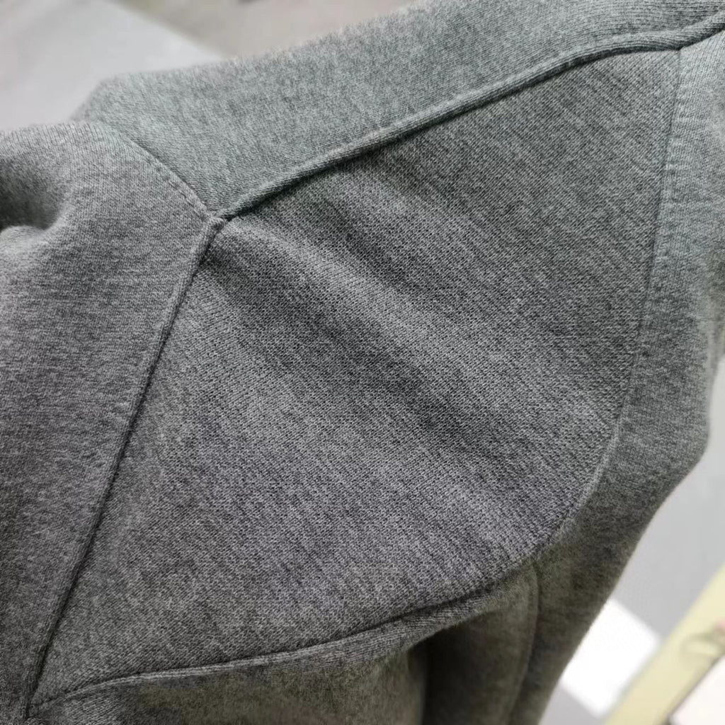 Essentials Flocked Letter Drawstring Streetwear Sweat Shorts