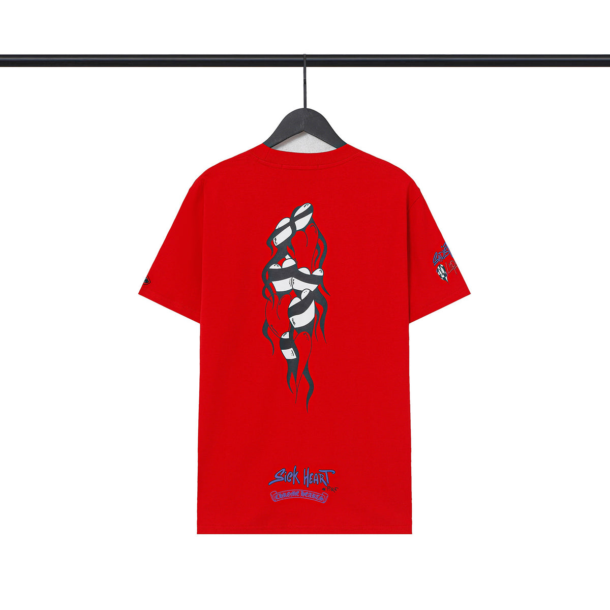Chrome Hearts Sanskrit Cross Horseshoe Graphic Tee Multi‑Style