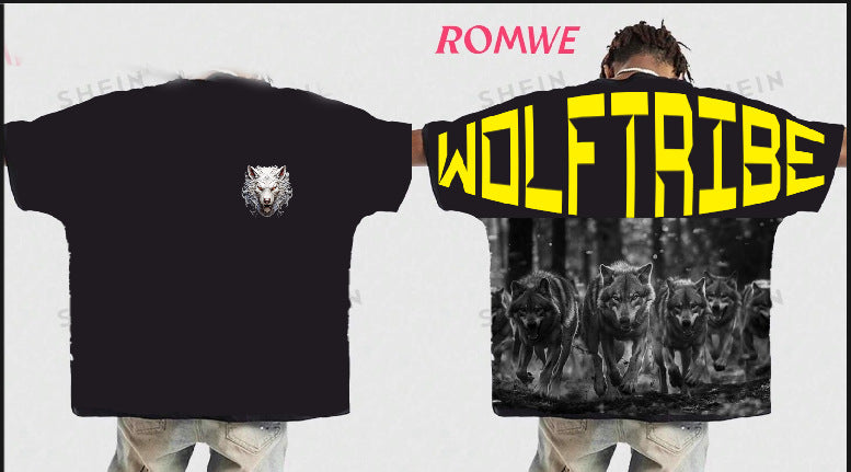 Y2K Punk Gothic Skimaske Grafik Unisex Oversized Streetwear T-Shirt