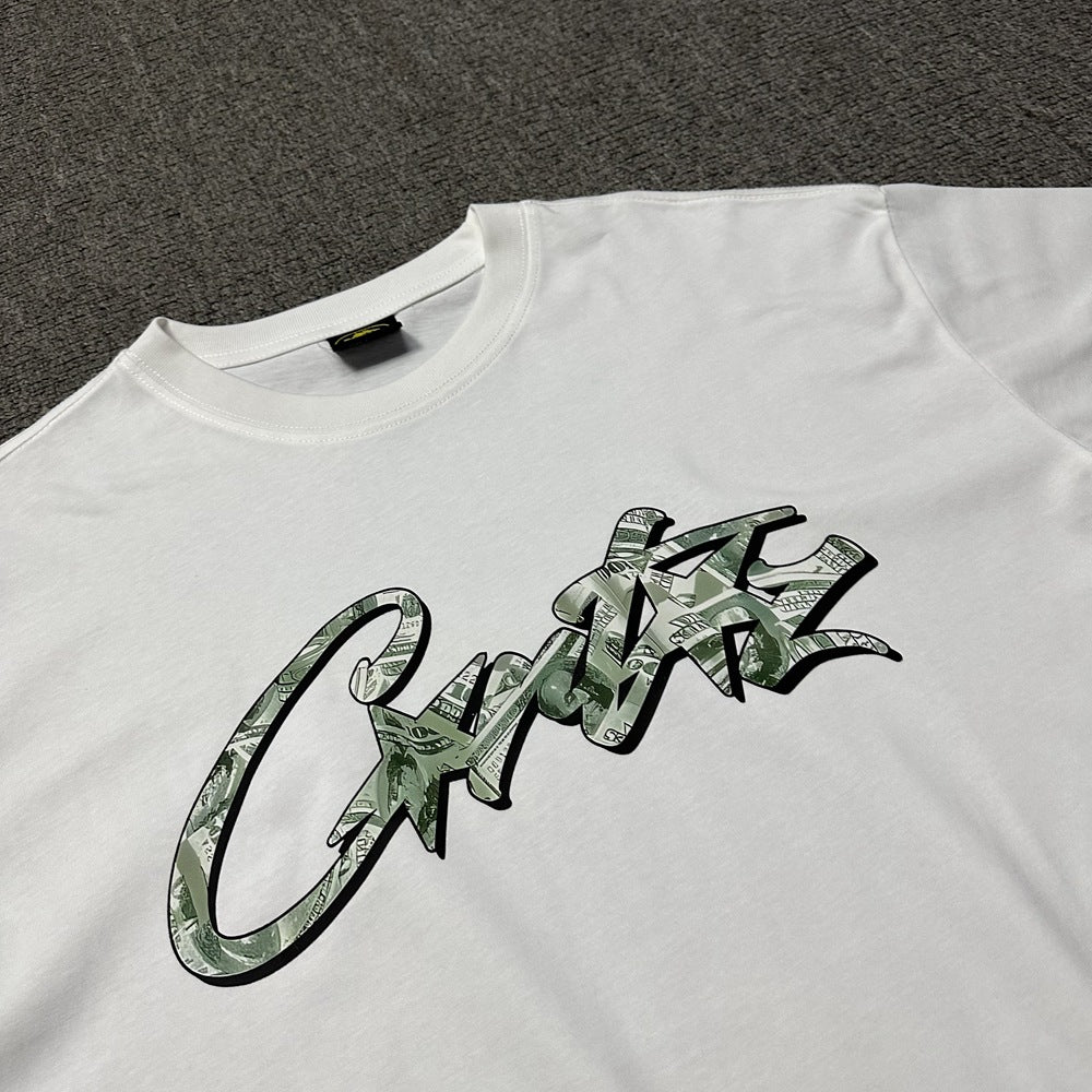 2026 New Corteiz Graphic Print Tee Loose Casual Streetwear T-Shirt