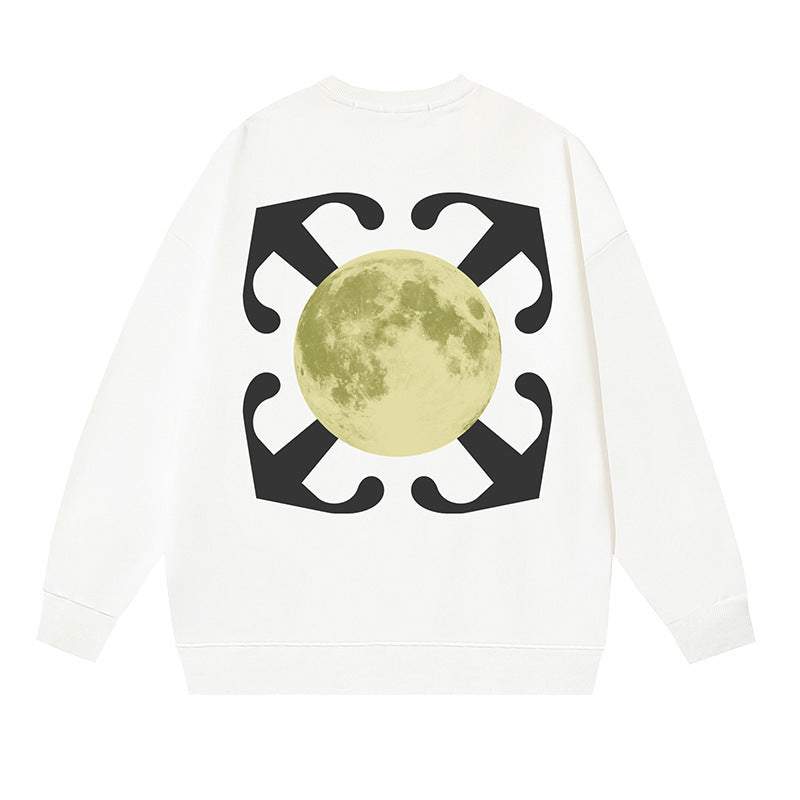 Off-White Multi Graphic Arrow Logo Unisex Crew Neck Sweatshirt