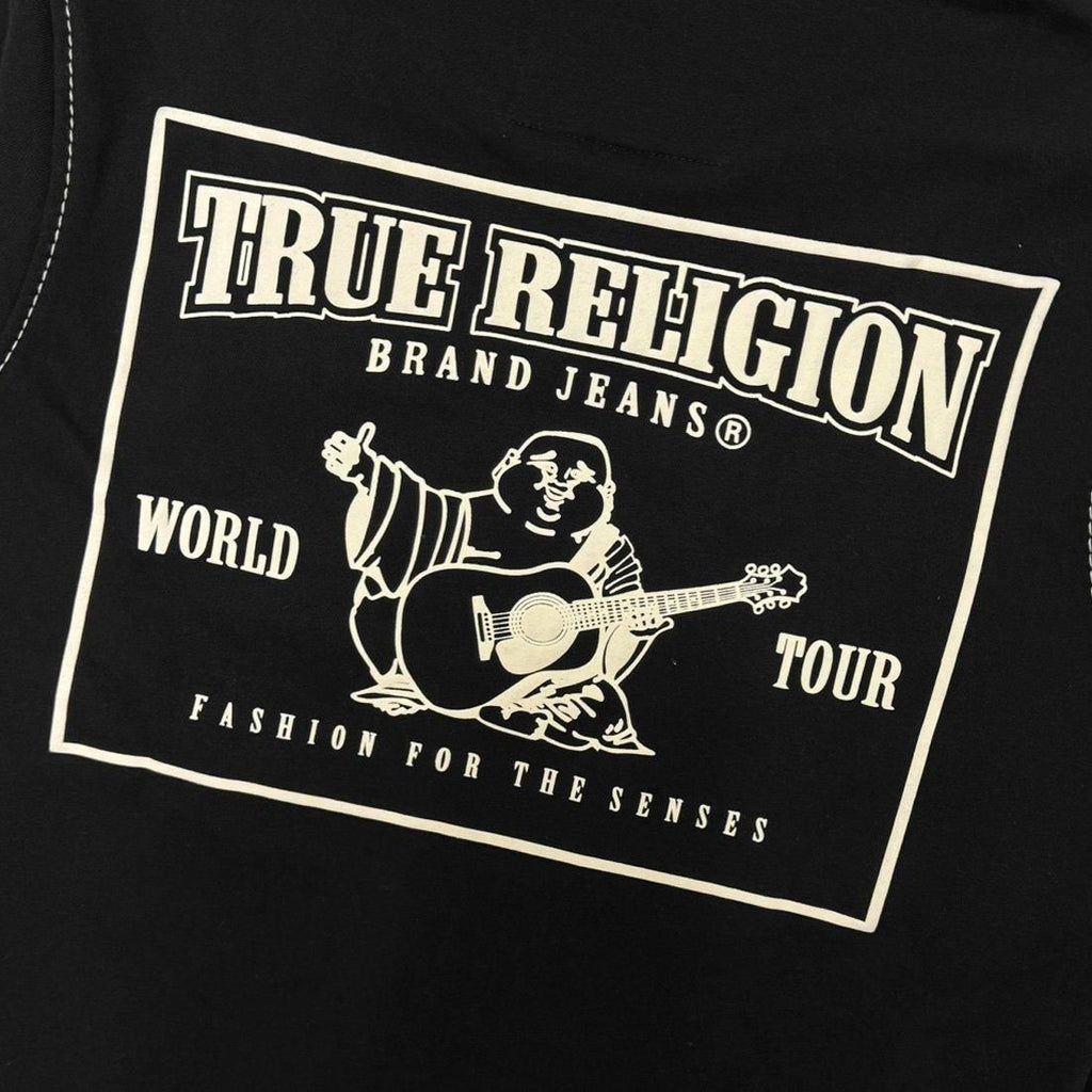 Y2K Vintage Stitch Zip Up Hoodie Horseshoe Embroidery