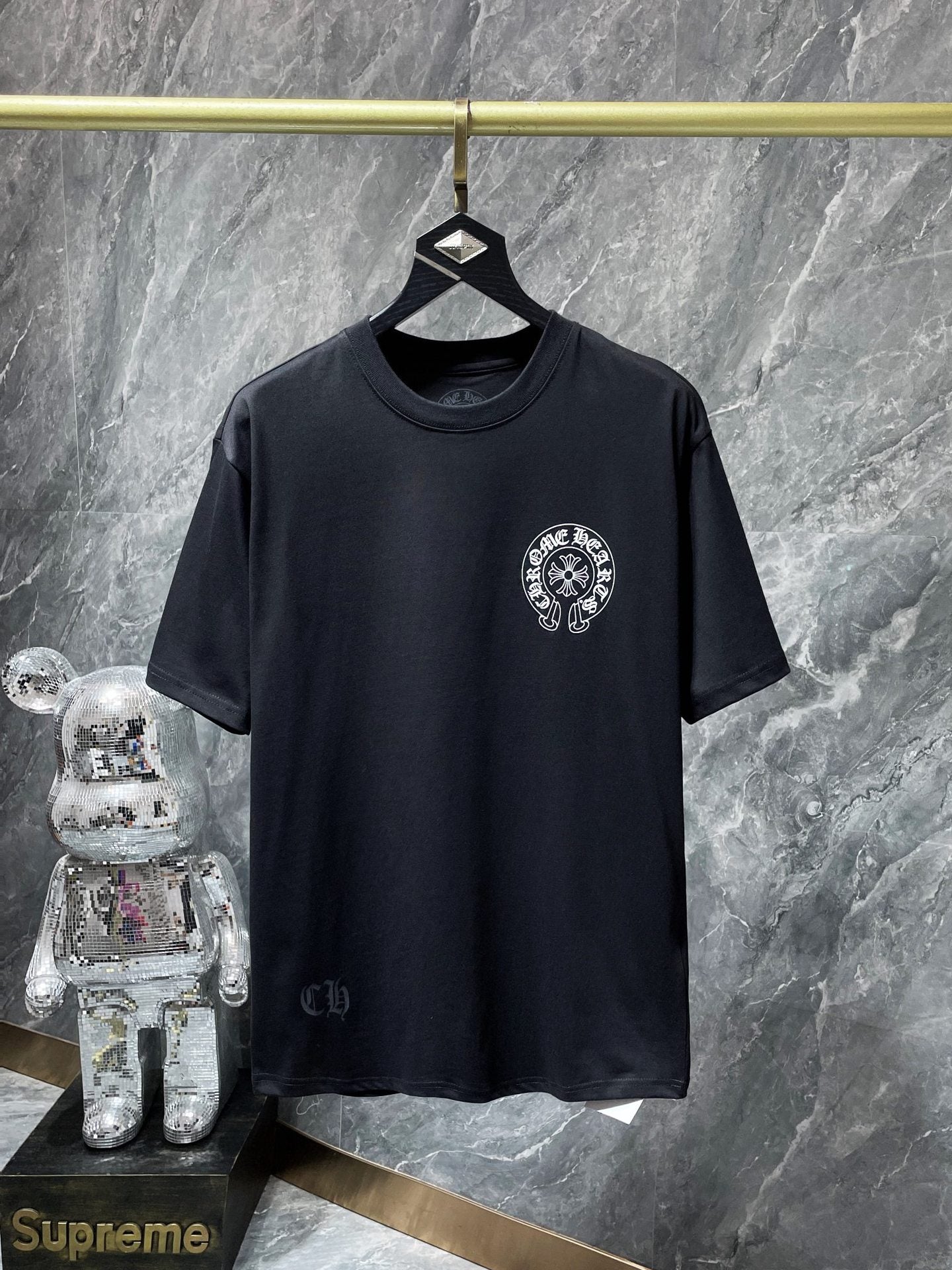 Chrome Hearts Horseshoe Sanskrit Glow In Dark Short Sleeve Tee Unisex