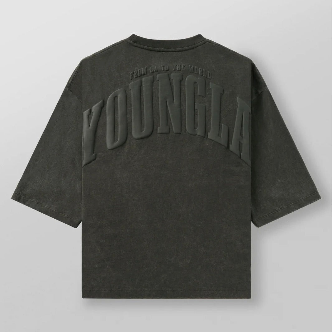 YOUNGLA 4138 Foundation Cropped Tees