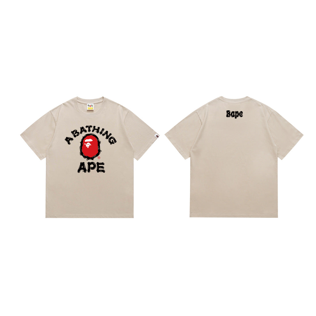 BAPE Ape Head Graphic Print Short Sleeve Tee Streetwear Unisex