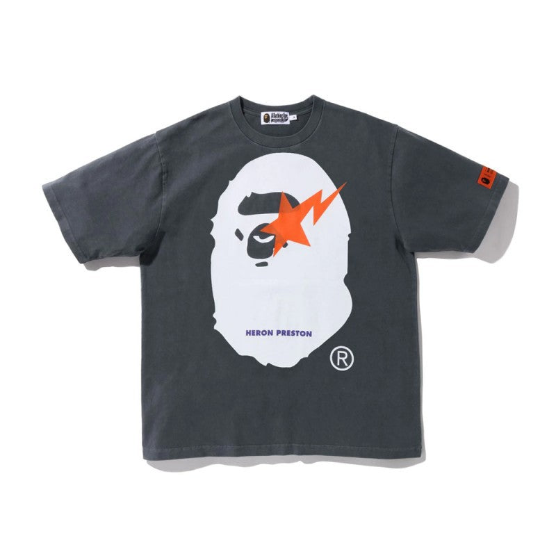 BAPE Camo Shark Ape Head Print Crew Neck Short Sleeve T‑Shirt Unisex