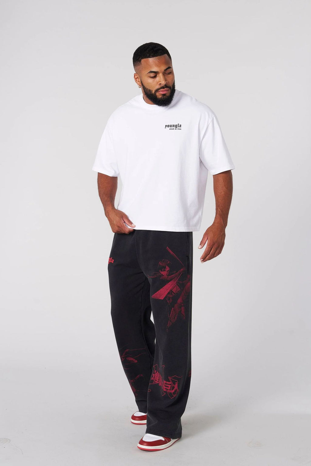 YOUNGLA 4186 AOT© x YLA Cropped Tees