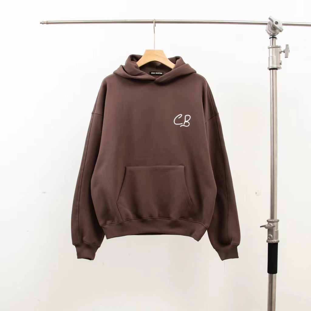 Cole Buxton Logo Hoodie Men Oversized Casual Streetwear Pullover