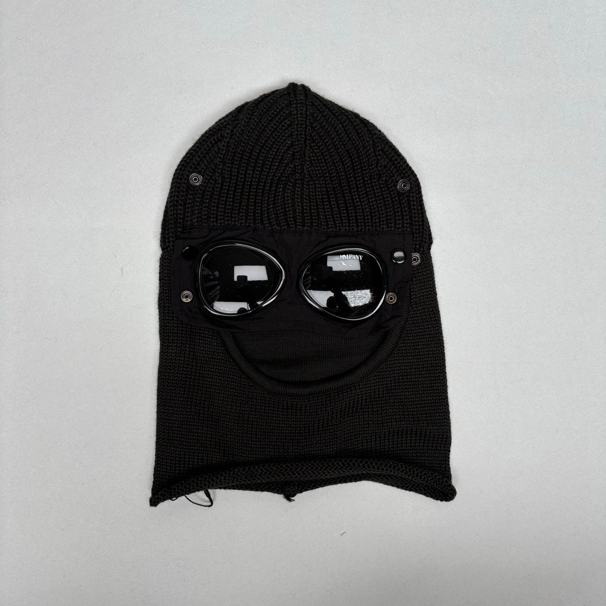 C.P Extrafine Merino Wool Goggle Balaclava, Goggle & Lens Side Beanie