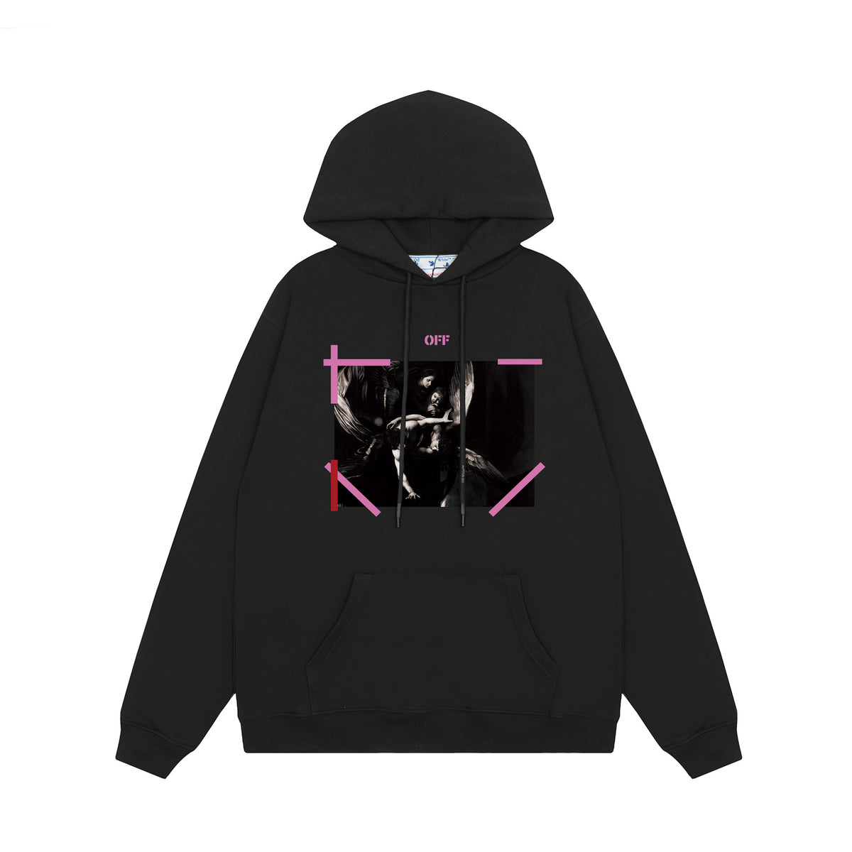 Off‑White Multi‑Arrow Abstract Graphic Oversized Hoodie Streetwear