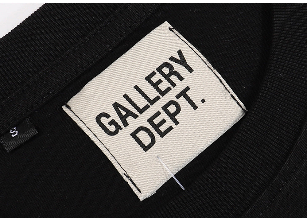 Gallery Dept Letter Graphic Short Sleeve Tee Streetwear Unisex