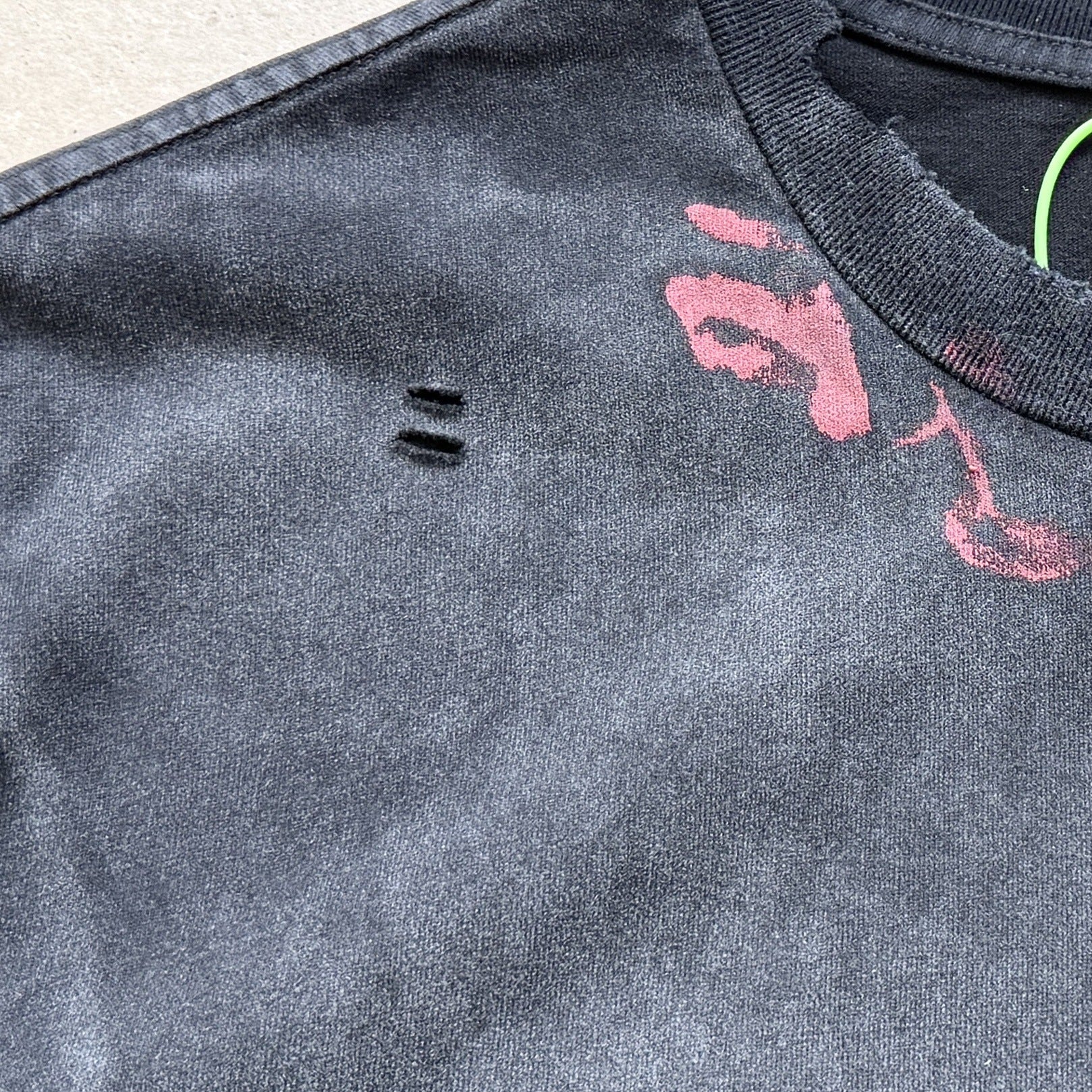 Gallery Dept California Limited Floral Distressed Crew Neck T Shirt