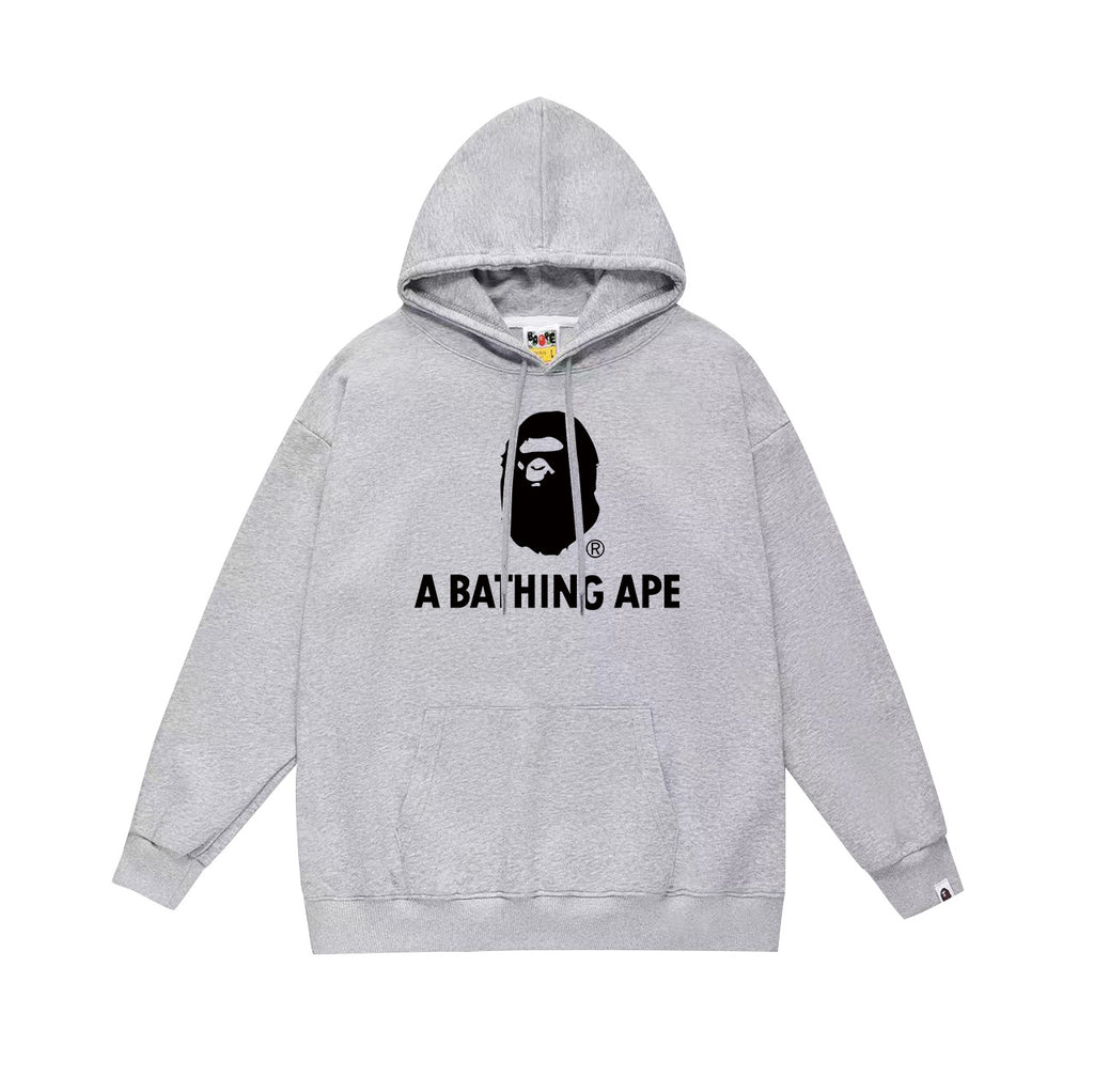Bape Camo Ape Head Graphic Vintage Washed Oversized Hoodie Streetwear