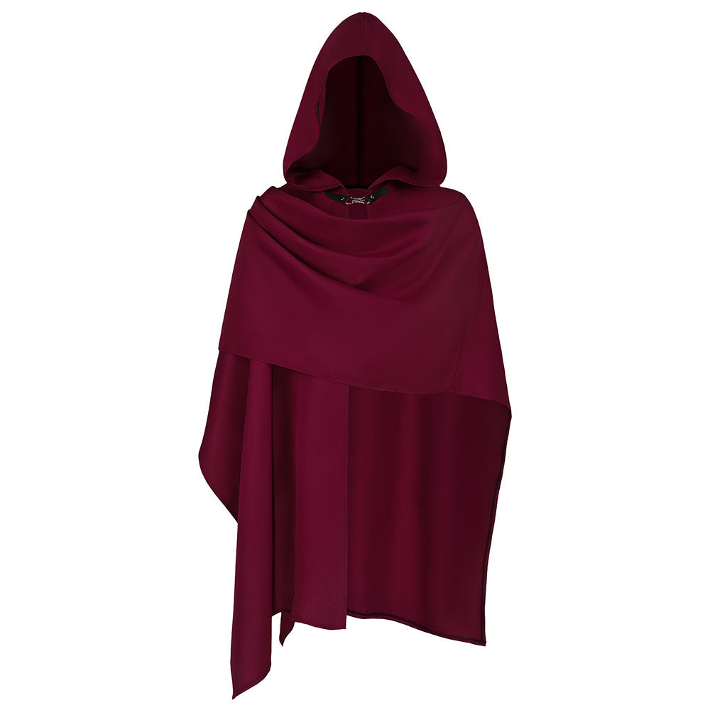 Halloween Medieval Hooded Shawl Cloak Dark Ranger Cosplay Cape