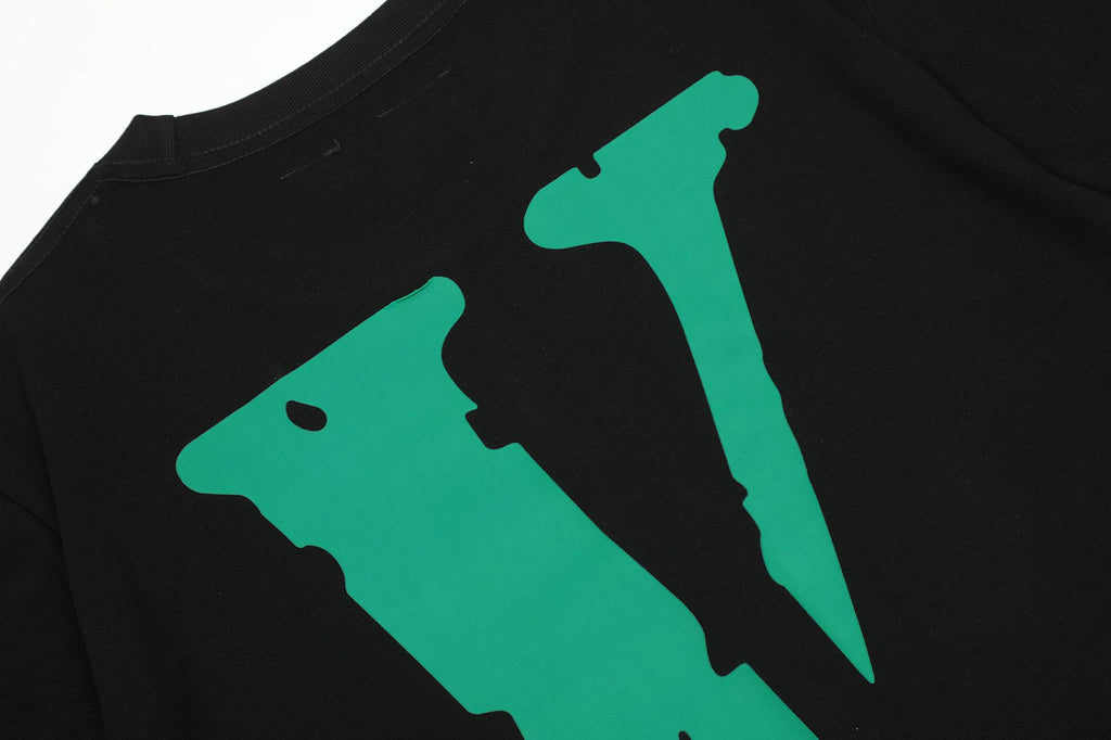 Vlone Big V Letter Graphic Short Sleeve Tee Streetwear Unisex