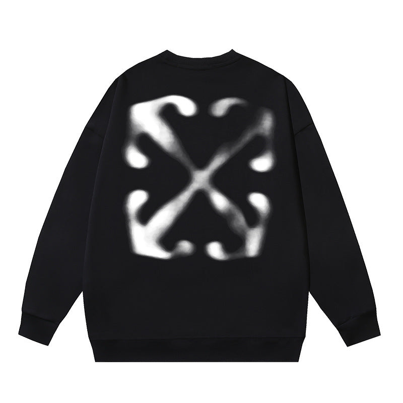 Off-White Multi Graphic Arrow Logo Unisex Crew Neck Sweatshirt