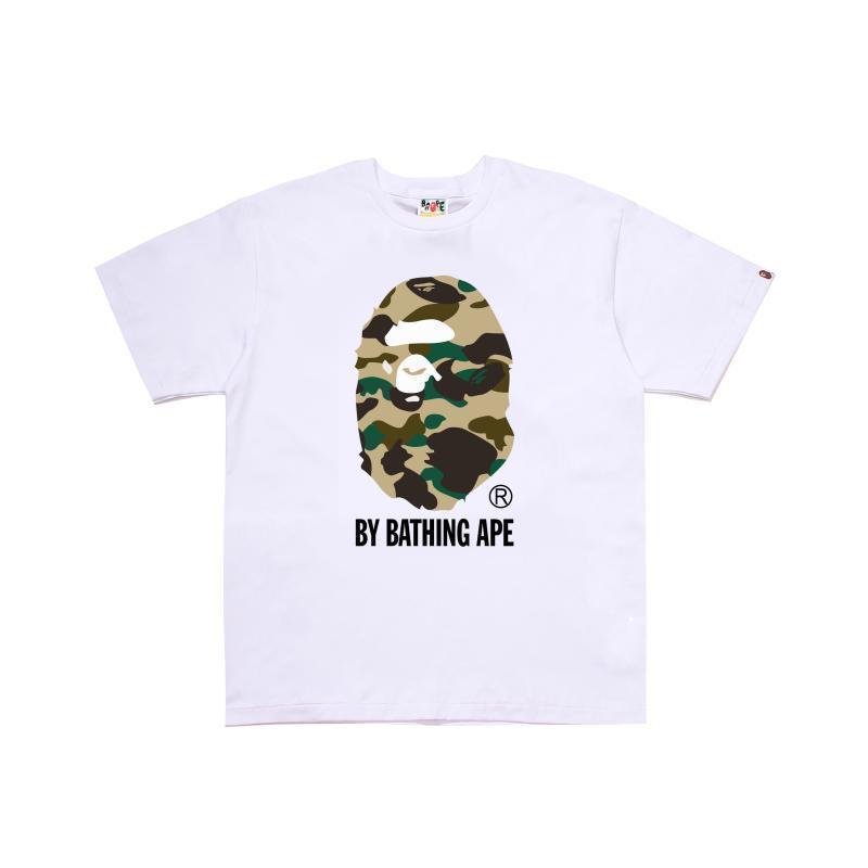 BAPE Ape Head Print Loose Unisex Streetwear T-Shirt