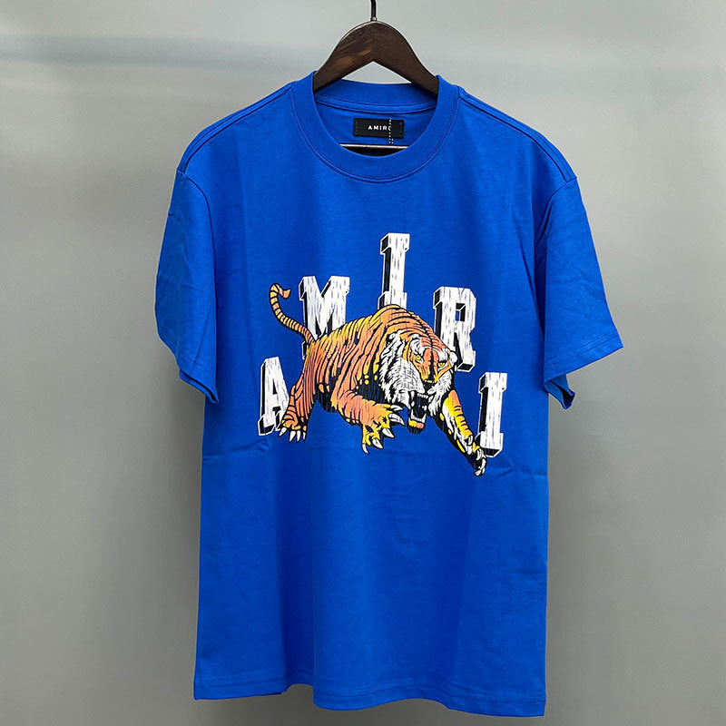 Amiri Multi‑Style Letter Logo Graphic Oversized Tee Streetwear Unisex