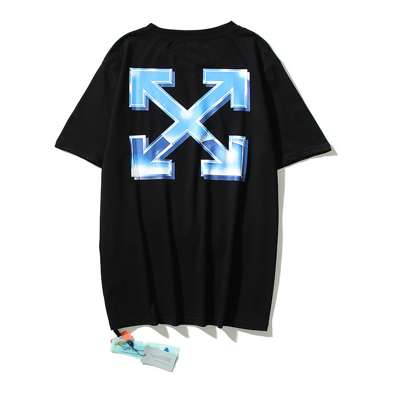 Off-White Arrow Graphic Print Short Sleeve Tee Streetwear Unisex