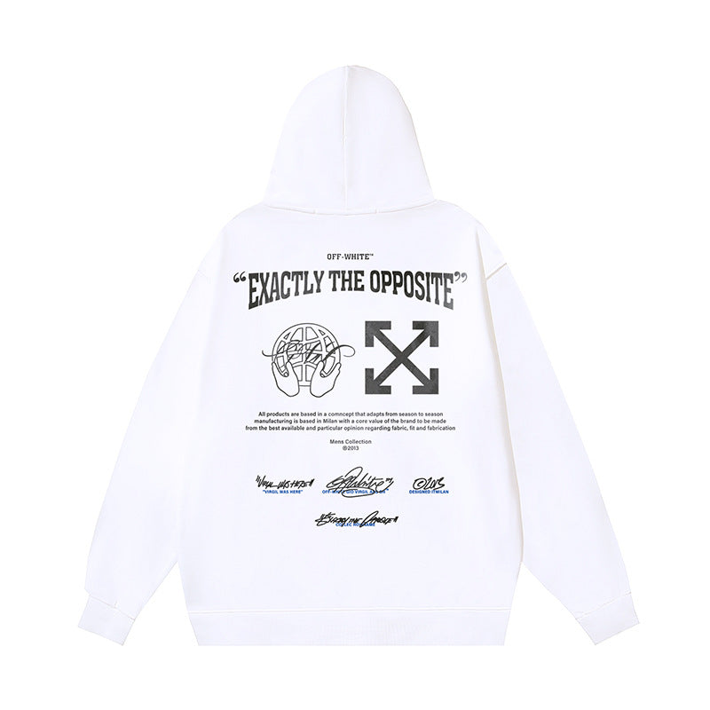 OFF-WHITE Caravaggio Angel Hoodie Heavyweight Streetwear Unisex