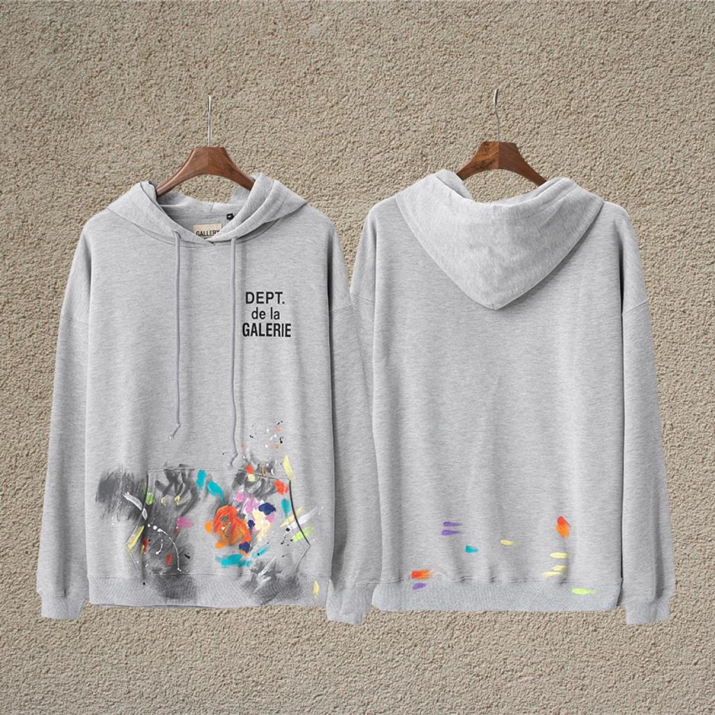 Gallery Dept Letter Print Hoodie Loose Couple Streetwear Sweatshirt