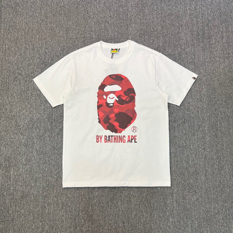 Bape Ape Head Shark Multi‑Print Oversized Tee Streetwear Unisex