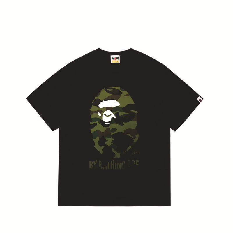 Bape Sakura Floral Graphic Oversized Tee Streetwear Unisex