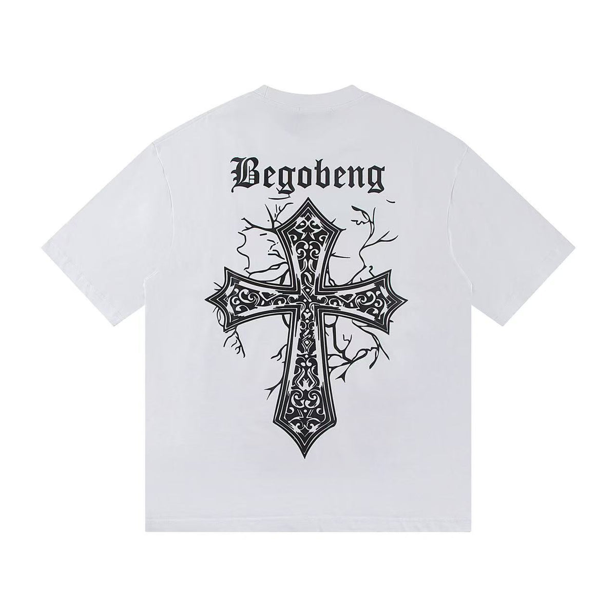 Chrome Hearts Horseshoe Cross Print Short Sleeve Tee Unisex