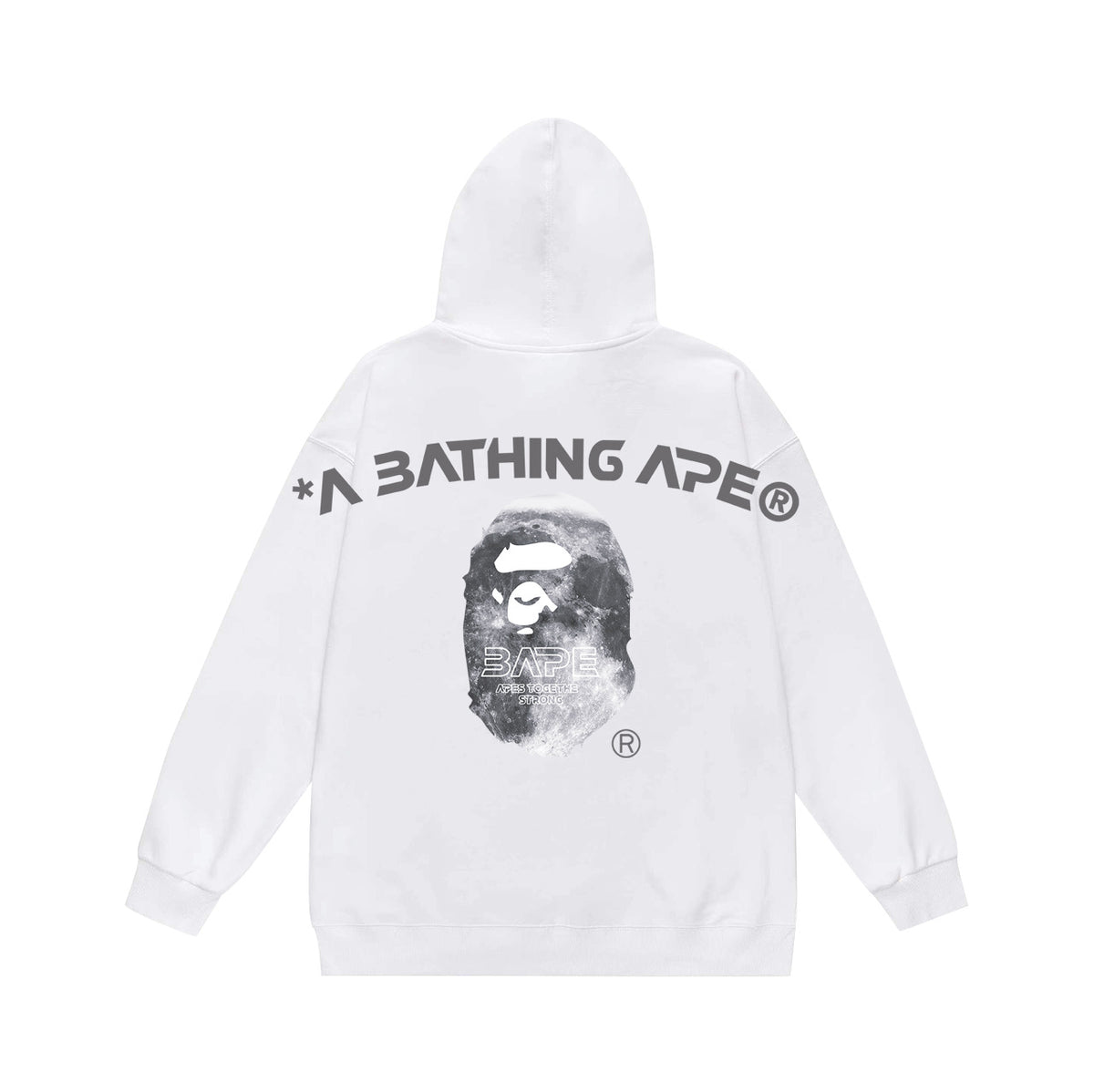 Bape Desert Camo Multi‑Print Ape Head Oversized Hoodie Streetwear