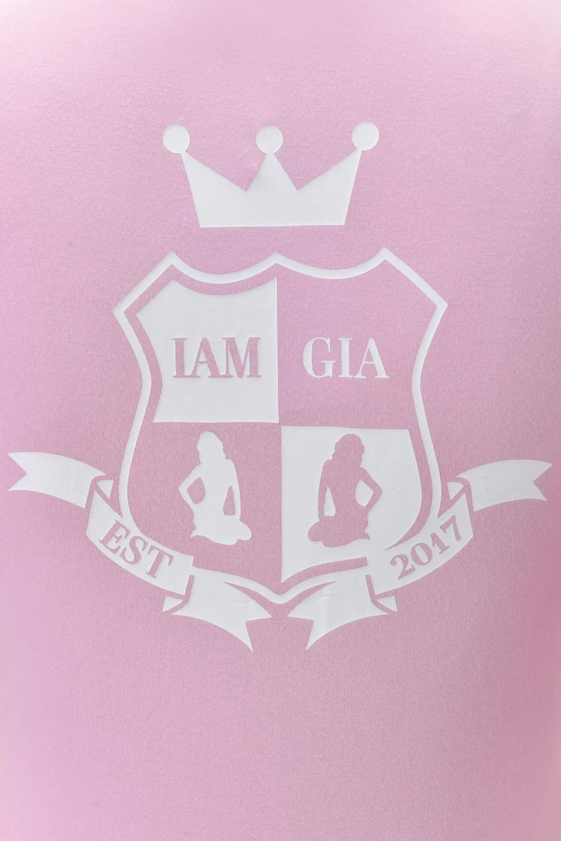 I.AM.GIA Zip Hoodie Crop Top Mini Skirt 2 Piece Set Women