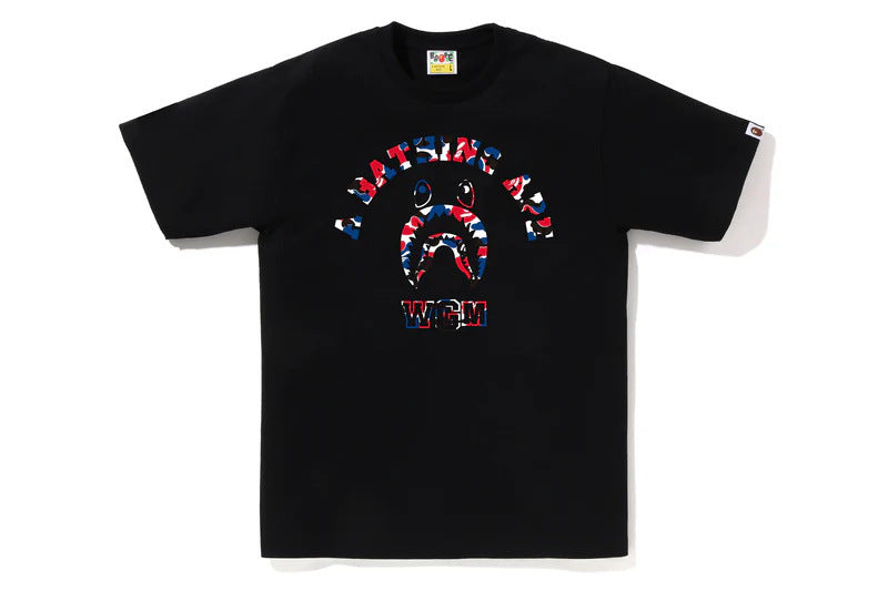 Bape Ape Head Shark Baby Milo Multi‑Print Heavyweight Tee Multi‑Style