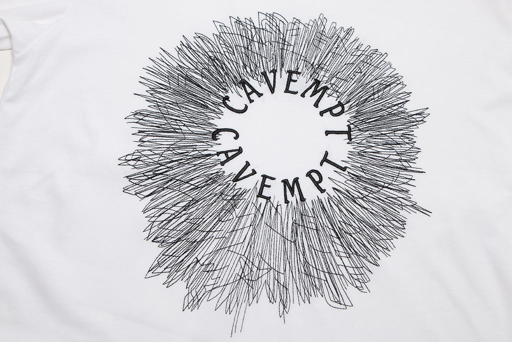 Cav Empt Letter Embroidery Crew Neck Short Sleeve T Shirt Unisex