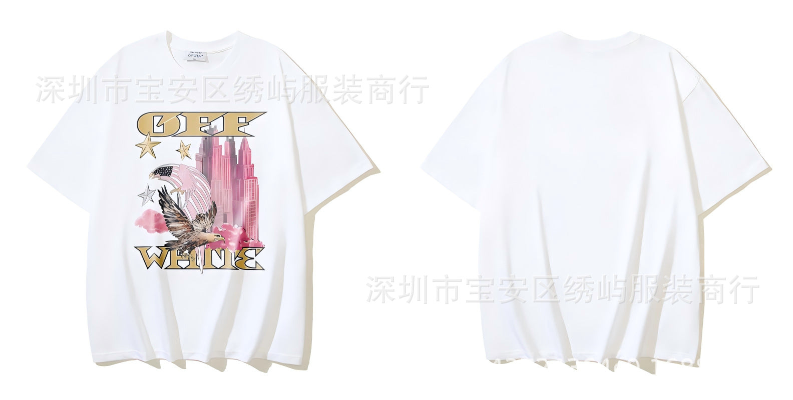 Figure Arrow Graphic Print Streetwear Crew Neck Short Sleeve T Shirt