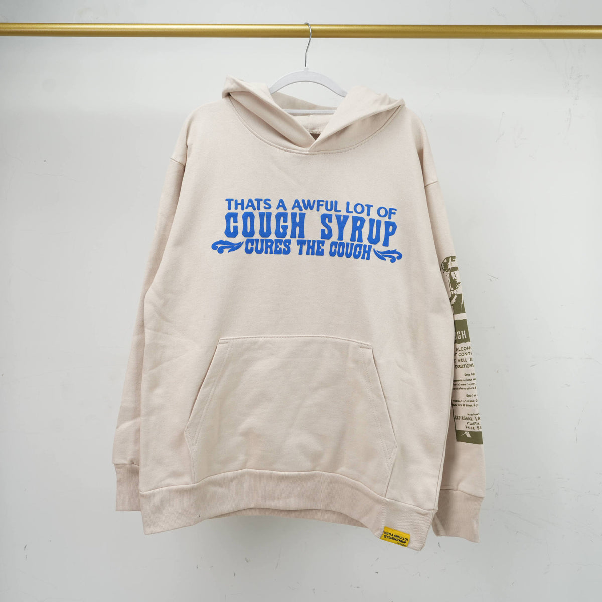 That's A Awful Lot Of Cough Syrup Graphic Hoodie Streetwear Pullover