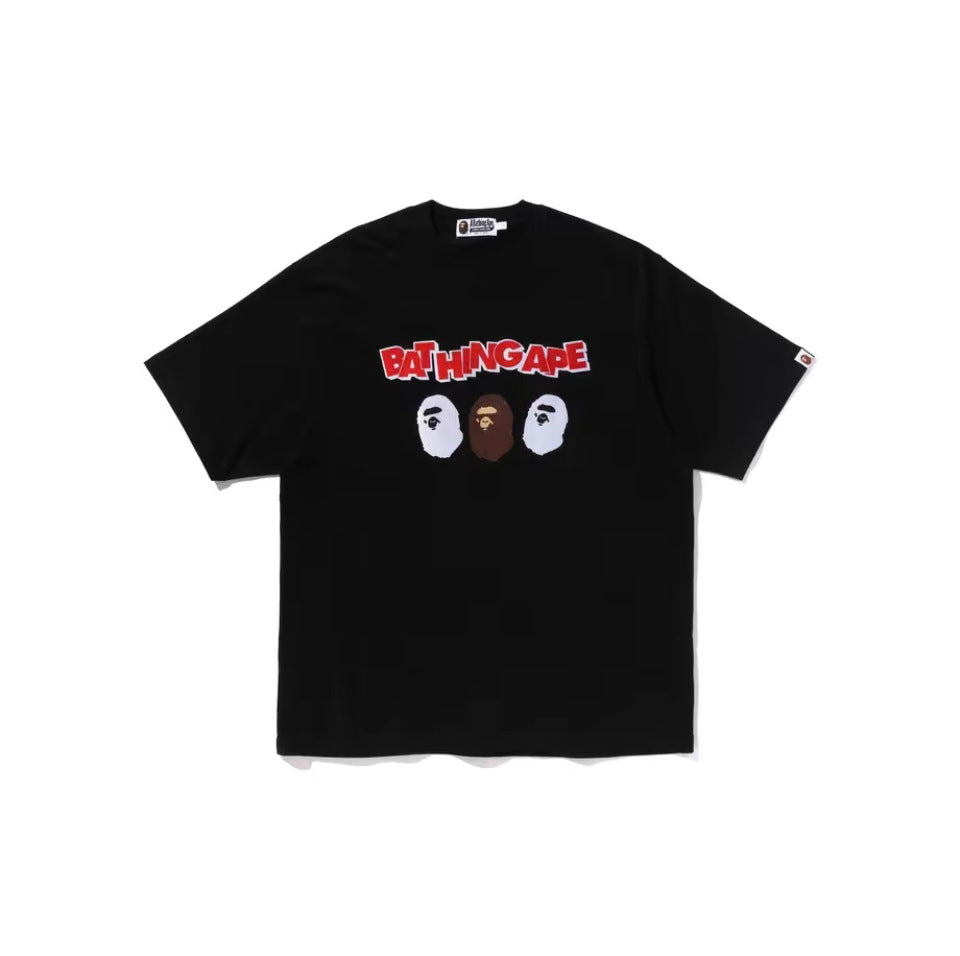 BAPE Ape Head Shark Print Loose Casual Unisex Short Sleeve T-Shirt