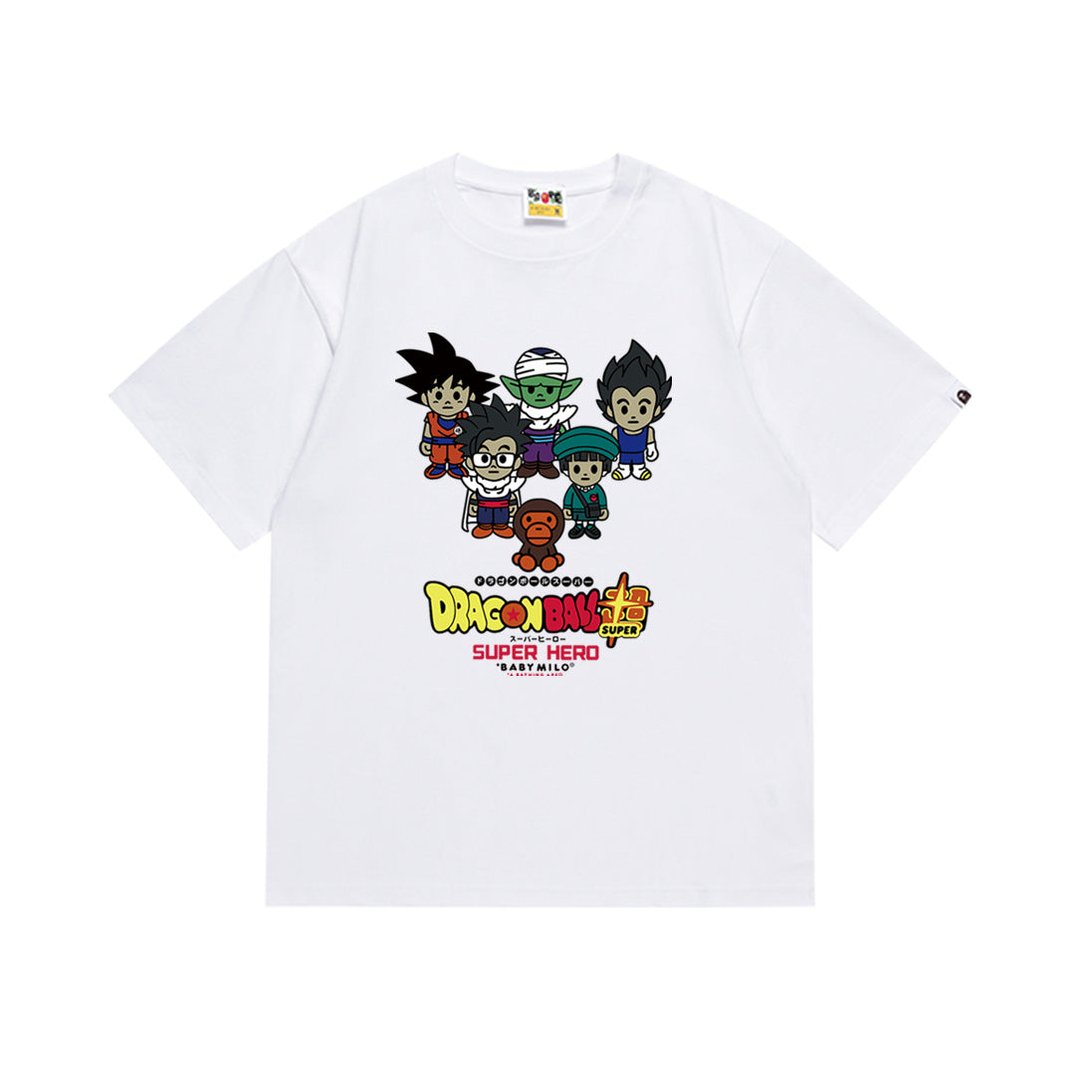 Bape Maneki Neko Ape Head Graphic Oversized Tee Streetwear Unisex