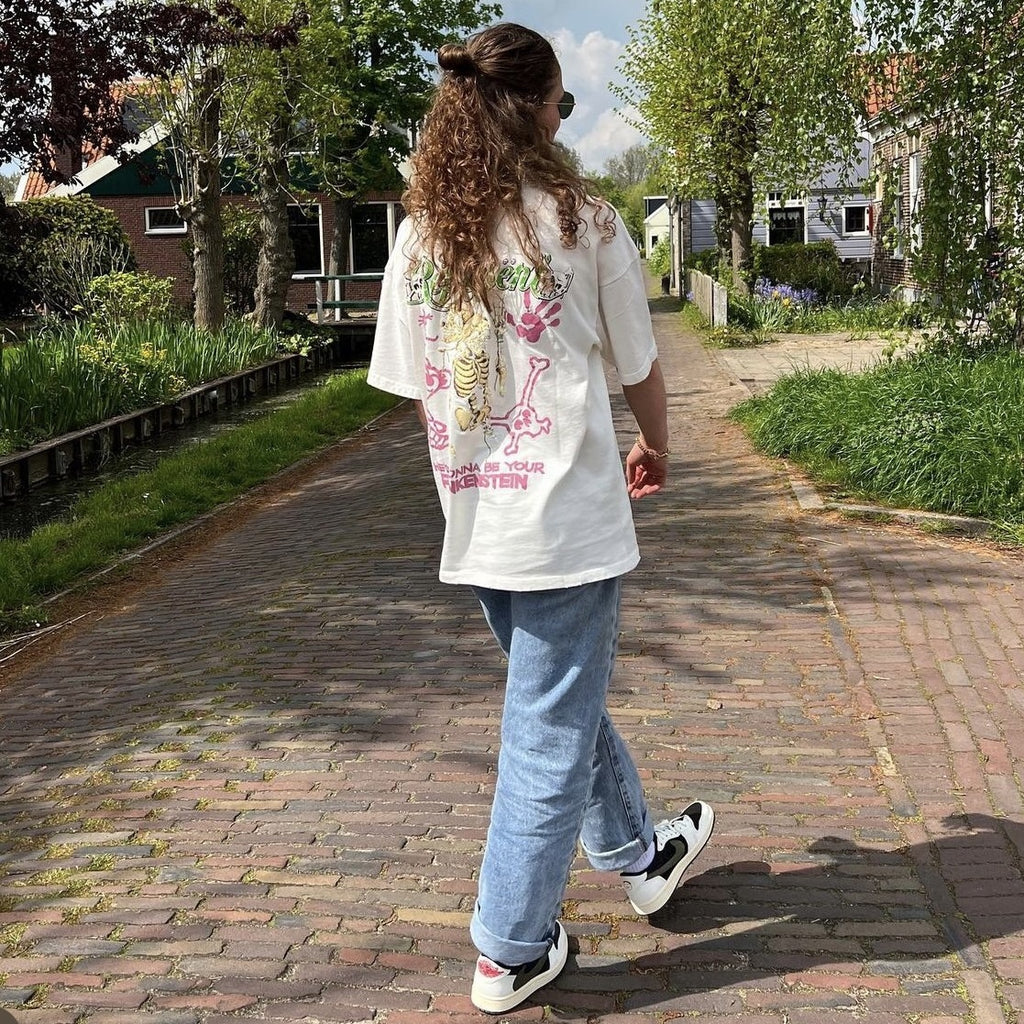 Represent Vintage Washed Graphic Short Sleeve Tee Streetwear Unisex