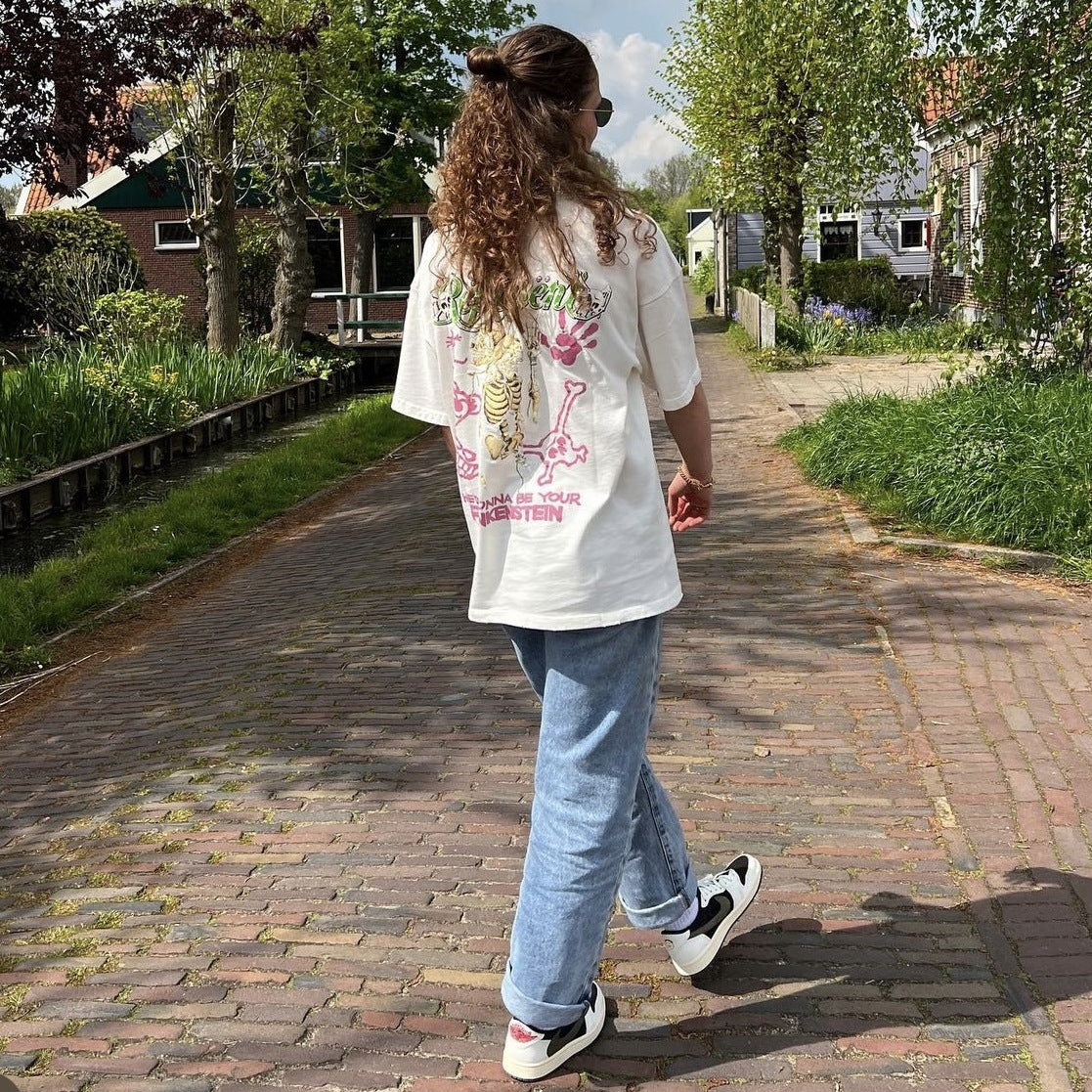 Represent Vintage Washed Graphic Short Sleeve Tee Streetwear Unisex