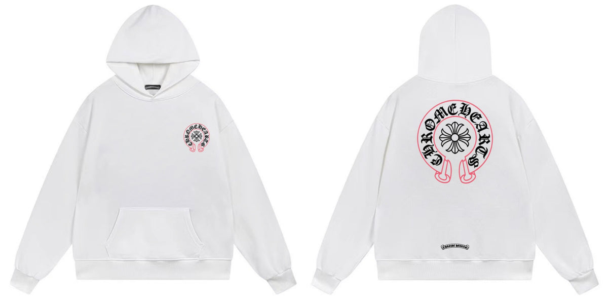 Chrome Hearts Cross Horseshoe Hoodie Vintage Goth Streetwear Pullover