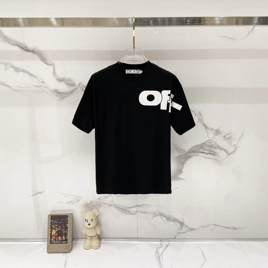 Off-White Large Letter Graphic Crew Neck Short Sleeve T Shirt