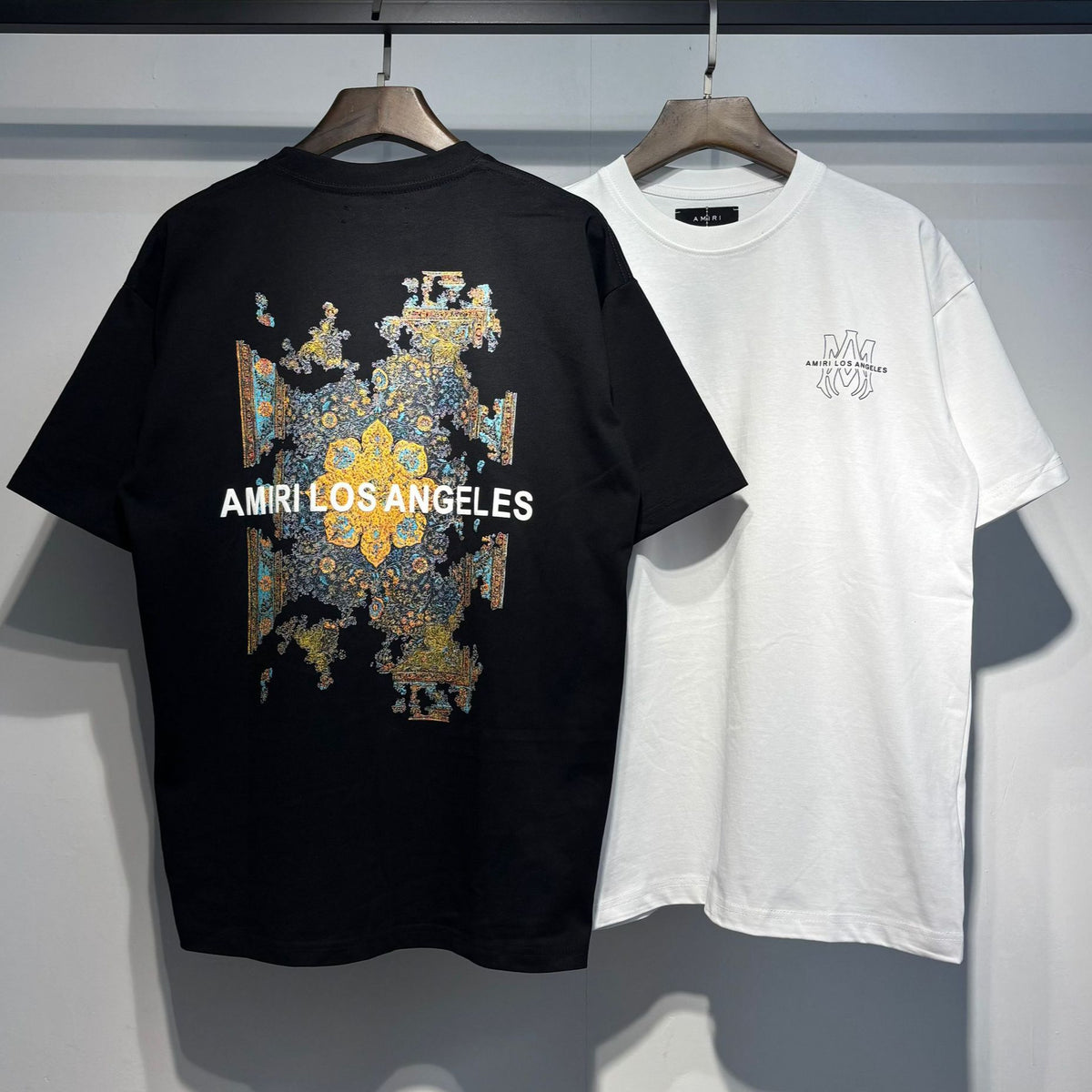 Amiri Multi‑Vintage Graphic Oversized Short Sleeve Tee Multi‑Style