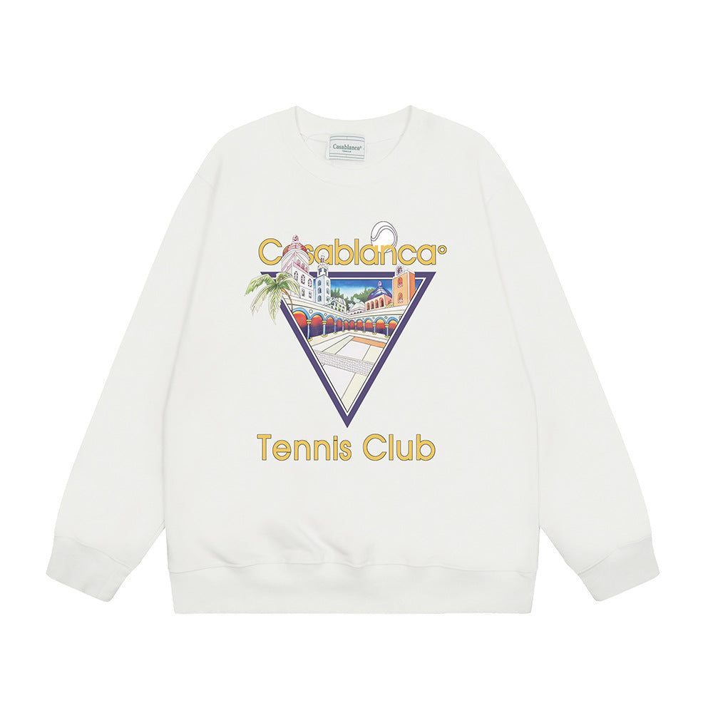 Casablanca Crewneck Sweatshirt Multi Graphic Tennis Club Pullover