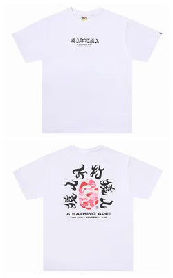 2026 New BAPE Ape Head Graphic Tee Loose Couple Short Sleeve T-Shirt
