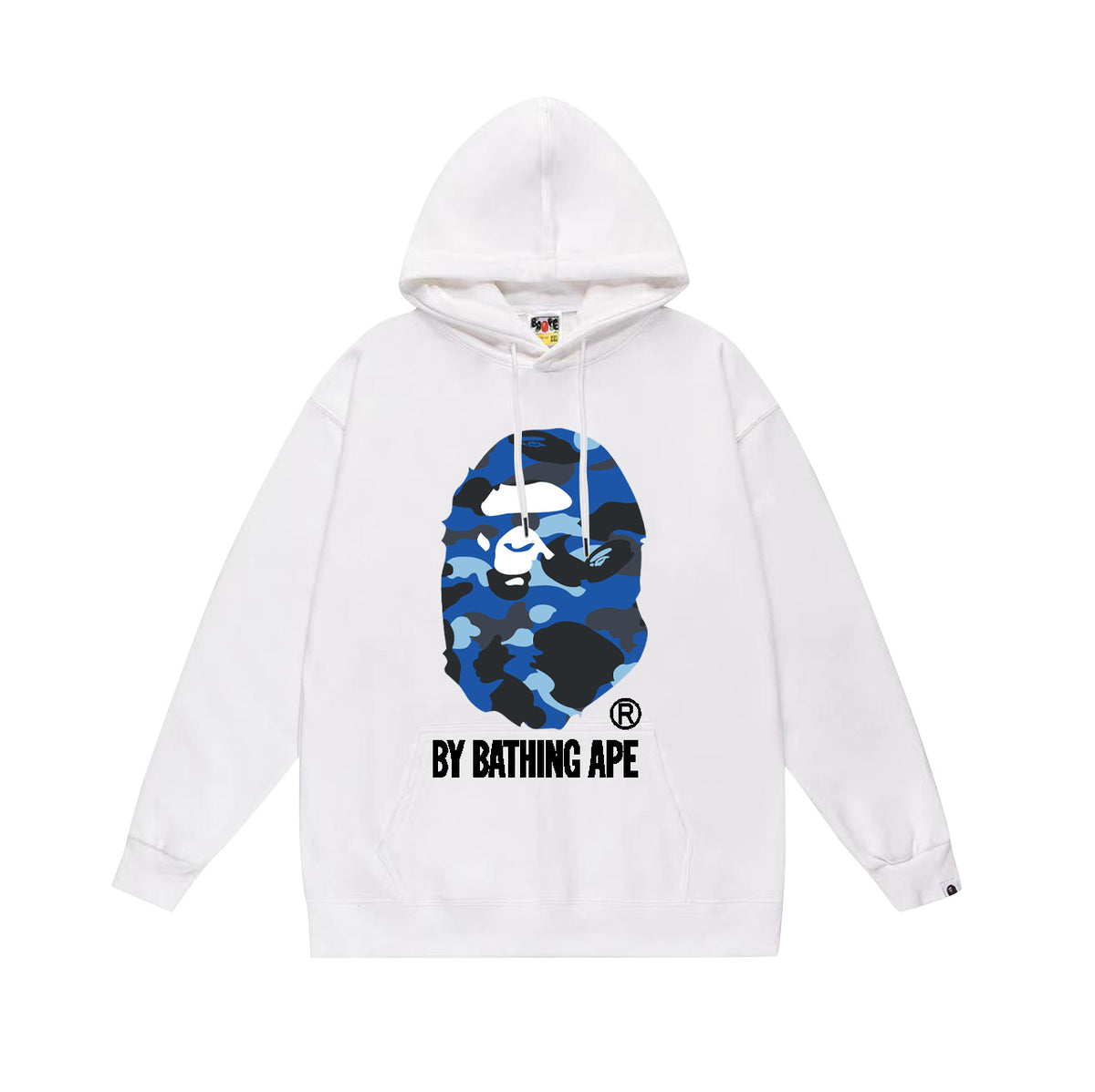 BAPE Hoodie Multi Camo Ape Head Print Street Fleece Pullover